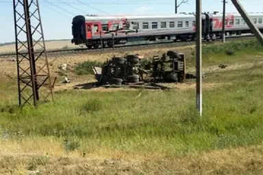 سانحه برخورد قطار و کامیون در سیبری ۳ کشته داشت