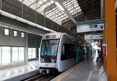 بخش یک خط ۳ قطار شهری مشهد به بهره‌ برداری می‌ رسد