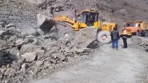 رانش زمین در مسیر ارتباطی ایلام-مهران