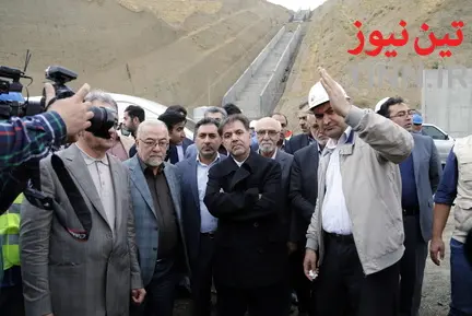 بازدید وزیر راه از آزادراه تهران-شمال