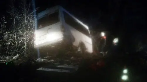 تصاویر/ 15 کشته در برخورد یک مینی‌بوس با کامیون 