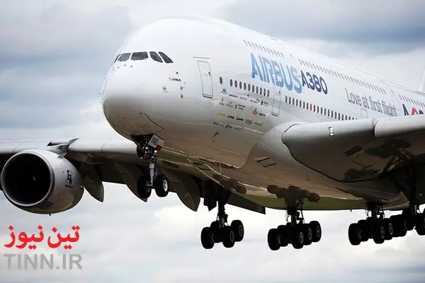 لحظه ترسناک برخاستن ایرباس A380 از روی باند پروازی