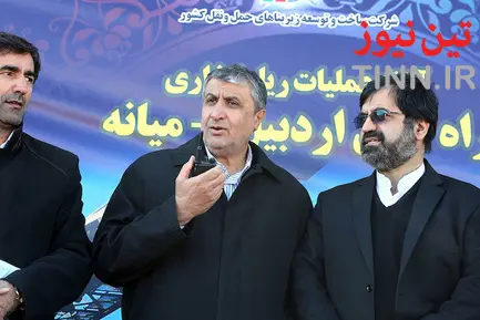 آغاز عملیات ریل گذاری راه آهن اردبیل - میانه