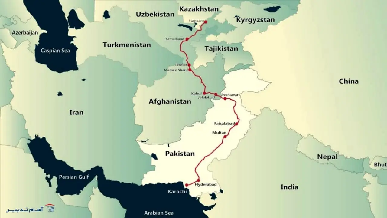 اتصال ریلی غرب آسیا به آسیای مرکزی برقرار می شود