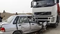 تصادف مرگبار پراید و تریلر در ماهشهر