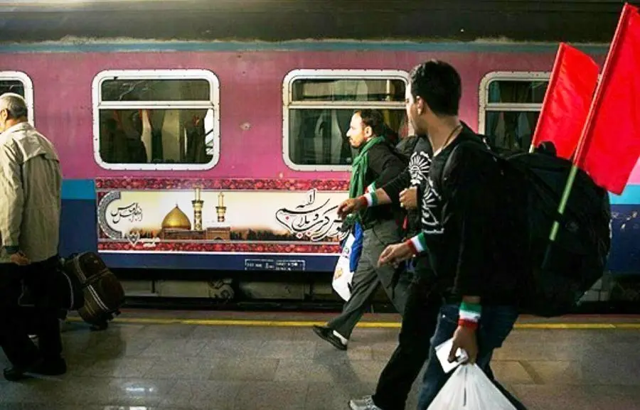 سایت فروش بلیت قطار تهران - کربلا امشب در دسترس است