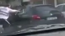 درگیری عجیب پلیس راهور با یک راننده