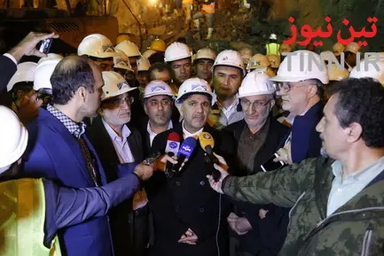 مراسم اتمام عملیات حفاری تونل شرقی البرز