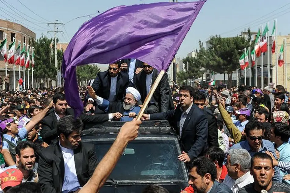 پرچم بنفش در بورس تهران 