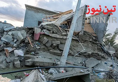 مناطق سیل زده دشتیاری چابهار