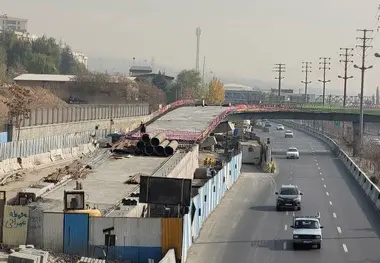بهره برداری از پل دوربرگردان بزرگراه ارتش تا پایان سال