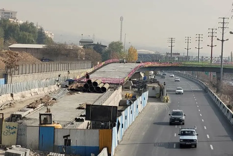 بهره برداری از پل دوربرگردان بزرگراه ارتش تا پایان سال