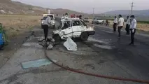 ۳ کشته و ۲ مجروح در تصادف نیسان با پراید در جاده پلدختر- دره شهر