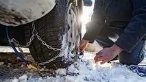 هشدار به رانندگان در گردنه های برف گیر طارم: با زنجیرچرخ برانید