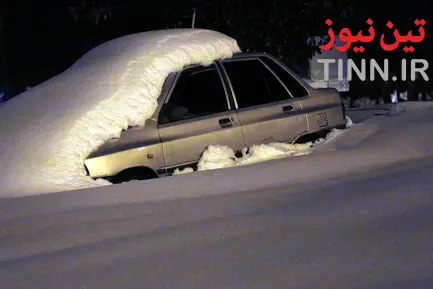 ترافیک سنگین در جاده‌های برفی گیلان