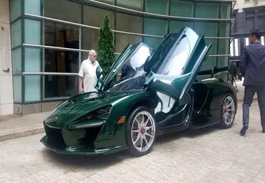 In Manhattan, Michael Fux Becomes the World's First (Satisfied) McLaren Senna Customer