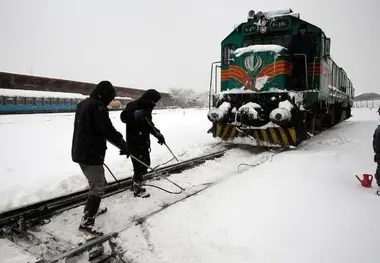 خواب زمستانی راه آهن