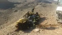 برخورد مرگبار تاکسی با تریلی در محور پاکدشت-ورامین با ۵ کشته + فیلم