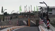 زیرگذر کمربندی غربی شهر مهران امروز زیر بار ترافیک می‌رود
