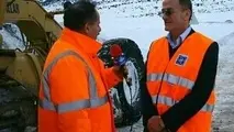 خوشحالی راهداران تلاشگر در پی بارش نزولات جوی در کشور