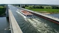 پل آبی ماگدبورگ آلمان