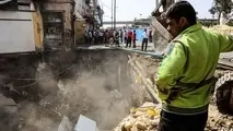 تصاویر انفجار صبح امروز در متروی قم؛ نشت لوله گاز عامل حادثه بود؟