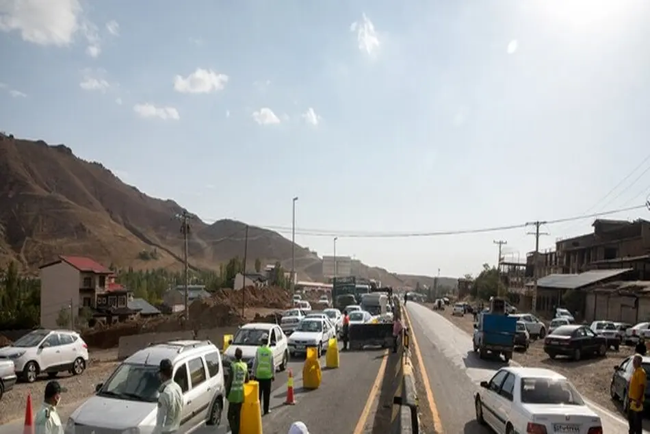 انسداد موقتی جاده هراز 