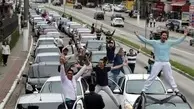 عکس/ اعتراض رانندگان اوبر در برزیل