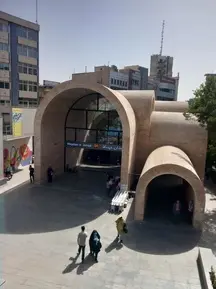 پلازا ایستگاه مترو جهاد (2)