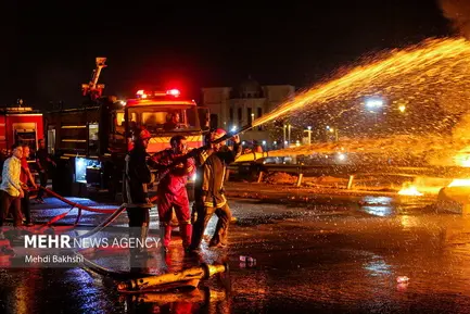 آتش سوزی تانکر