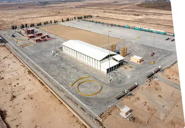 نخستین قطار از بلاروس وارد آپرین شد