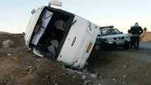 وجود شیء خارجی در جاده علت تصادف اتوبوس تهران-کرمان بود