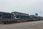 اعزام ۴۱ اتوبوس برقی از بندر شهید رجایی توسط راه‌ آهن هرمزگان