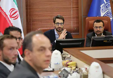 بازدید نمایندگان سومین خط کشتیرانی بزرگ جهان از بندر شهید رجایی