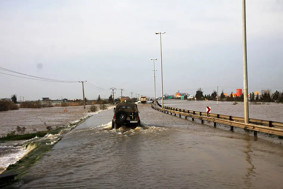 مسدودیت  16محورشریانی و غیرشریانی کشور