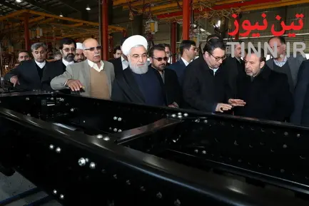 افتتاح خط تولید خودروی تجاری سنگین با نام «چاپار»
