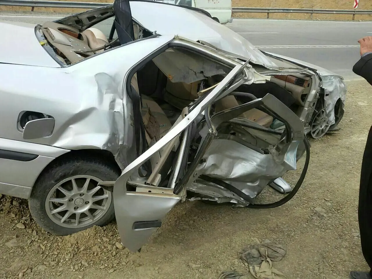 ۲ کشته و سه مجروح در تصادف جاده ای محور نگار _ بهرامجرد کرمان 