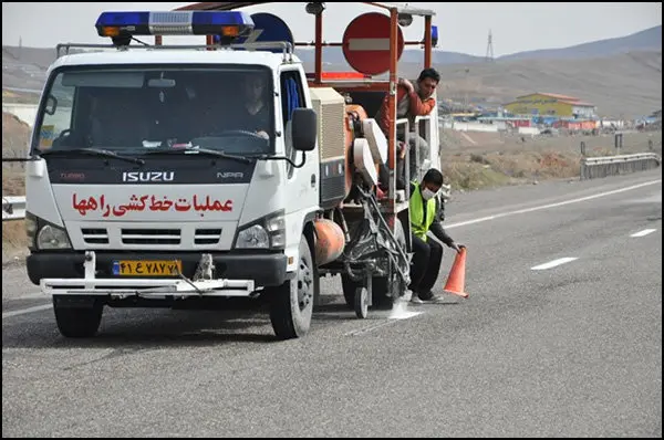 7 هزار کیلومتر از جاده های استان کرمان خط کشی شدند