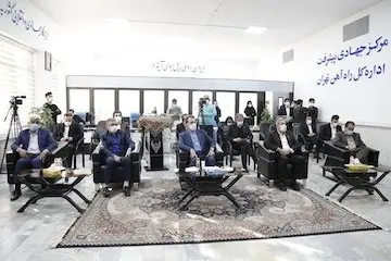 افتتاح مرکز جهادی پیشرفت اداره کل راه آهن تهران