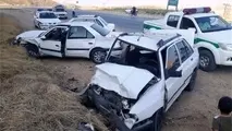 حادثه رانندگی در جاده مهریز به یزد پنج زخمی بر جا گذاشت