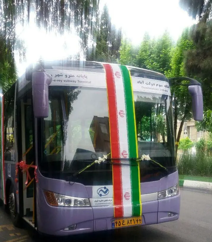 نوسازی خط 6 اتوبوسرانی با 14 اتوبوس نو