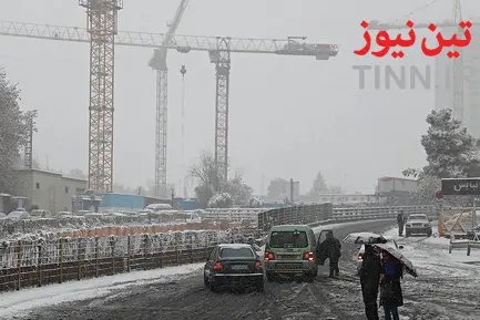 برف و ترافیک تهران