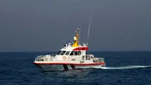 عملیات امداد و نجات موتور لنج باری از غرق شدن در نزدیکی بندر دیر