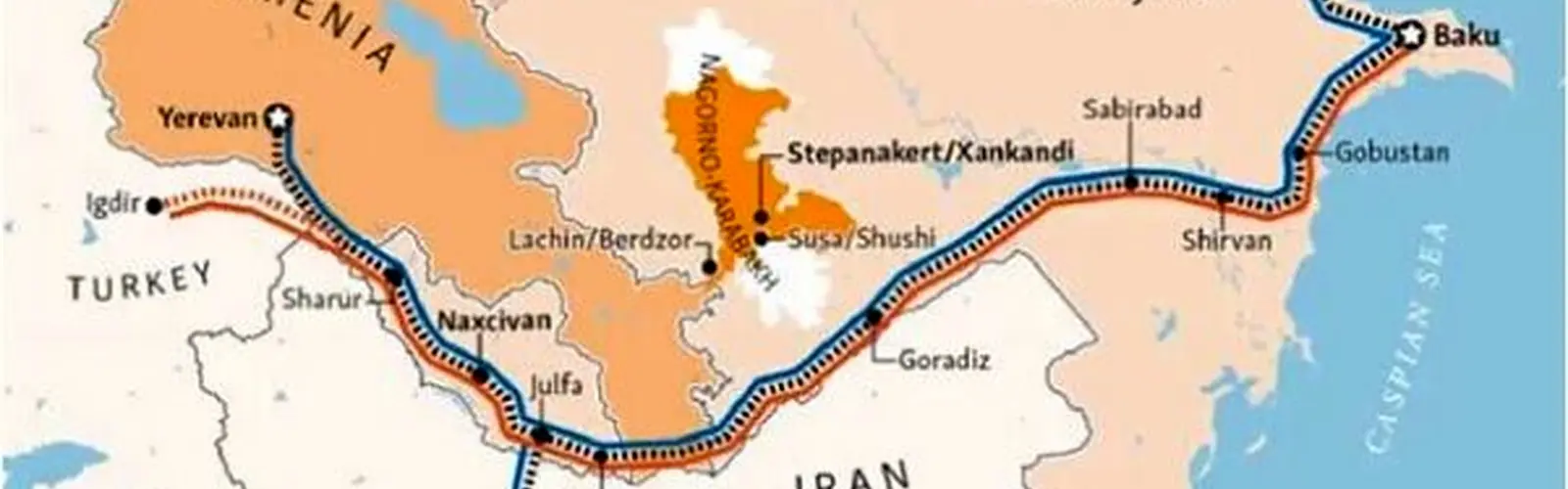 پای اروپا به کریدور زنگزور باز می شود/ وعده تکمیل بخش آذری کریدور تا 2026
