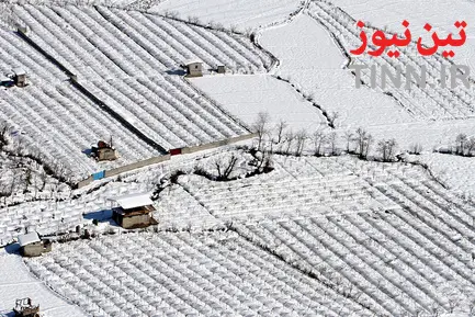 تصاویر هوایی از مناطق روستایی و ییلاقی مازندارن پس از بارش سنگین برف