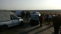 تصادف خودرو در گلستان 2 کشته برجای گذاشت