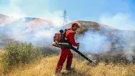 اقدامات برای مهار آتش‌سوزی مراتع جاده قم- اراک در حال پیگیری است