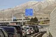 ترافیک در آزادراه تهران شمال سنگین است