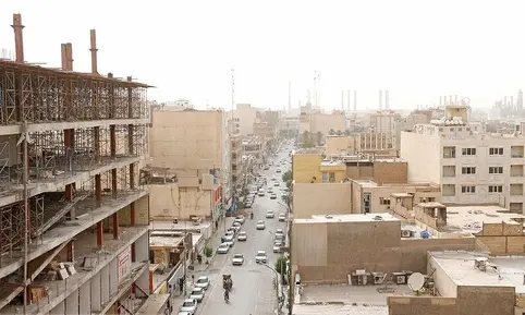 گرد و خاک در آبادان