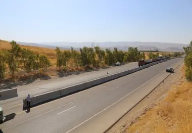  نصب ۱۲ کیلومتر نیوجرسی در راه‌های منتهی به مرز مهران